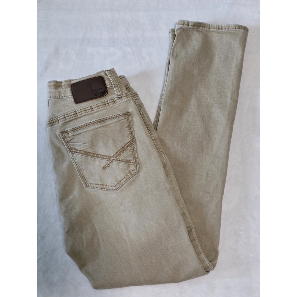 BKE jake straight mens 29x32 tan khaki stretch pants